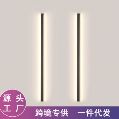 Bắc Âu Tối Giản Dải Đèn Tường Led Đơn Giản Sáng Tạo Đường Cầu Thang Ghế Sofa Phòng Khách Nền Tường Phòng Ngủ Đèn Ngủ