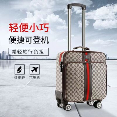 Kinh doanh hành lý nam nội trú xe đẩy 18 inch bánh xe đa năng nhẹ vali nữ 20 inch mật khẩu vali 16