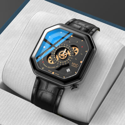 Đồng hồ đeo tay nam phong cách cơ học retro chính hãng thoát nước tremolo nổ vuông chống thấm nước đồng hồ thạch anh nổ tremolo