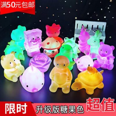 Đồ chơi dạ quang gian hàng chợ đêm nhẫn vòng dạ quang nhỏ đầy màu sắc đèn ngủ trẻ em bán buôn gian hàng đẩy mặt đất cung cấp đèn lồng