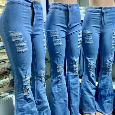 Quần denim nữ Bán buôn nguồn quần jeans skinny thun nguồn sỉ