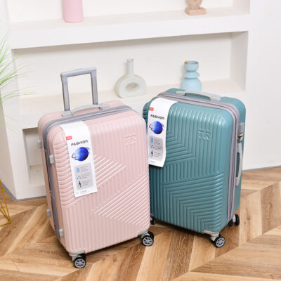 Bộ vali lớn 2PC của nhà sản xuất vali khóa kéo mã khóa vali xe đẩy sức chứa lớn vali nội trú phong cách cổ điển