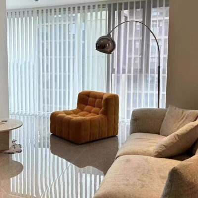 Sâu Bướm Sofa Lười Retro Vuông Lưới Đỏ Giải Trí Nhà Thiết Kế Phòng Khách Phòng Ngủ Ban Công Sofa Đơn Sáng Tạo