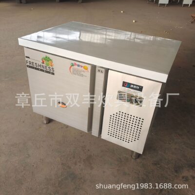 Thương mại giữ tươi bàn làm việc nhà bếp ngang bàn mổ tủ đông đôi nhiệt độ tủ phẳng tủ lạnh bàn làm việc