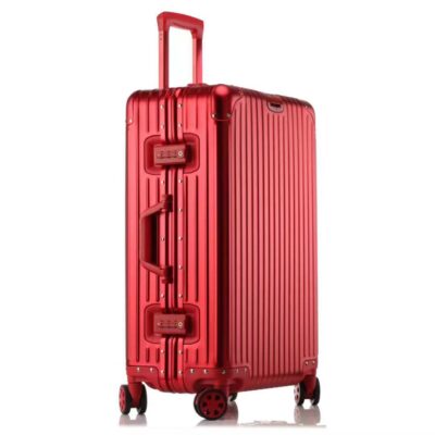 Vỏ xe đẩy hợp kim nhôm-magiê xe đẩy bánh xe đa năng vali lên máy bay bán buôn một mảnh thay mặt cho