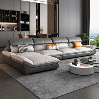 Sofa vải công nghệ nhẹ sang trọng sofa căn hộ nhỏ kết hợp hiện đại tối giản công nghệ không cần giặt vải sofa vải thẳng hàng