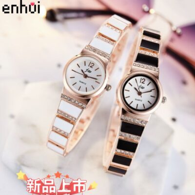 Mới Đồng Hồ Nữ Giả Gốm Sinh Viên Thép Vòng Tay Vòng Tay Đồng Hồ Thời Trang Mặt Đơn Giản Nổ Đồng Hồ Thạch Anh