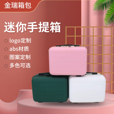 Vali mini mẫu mới phiên bản Hàn Quốc túi đựng mỹ phẩm du lịch 14 inch vali xách tay loại nhỏ có thể in logo
