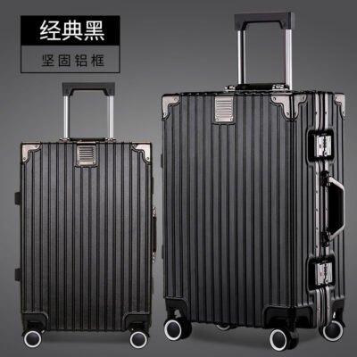 Vali nữ xe đẩy vali nam bánh xe đa năng bền chắc vali mật khẩu bán buôn vali khung nhôm sức chứa lớn