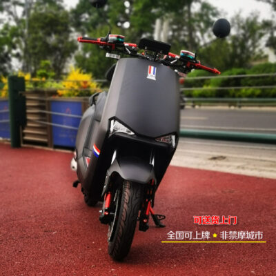 Mùa hè 2021 Internet người nổi tiếng dành cho người lớn 72V xe máy điện tốc độ cao axit chì công suất cao phanh đĩa phía trước và phía sau tuổi thọ pin dài xe điện lithium