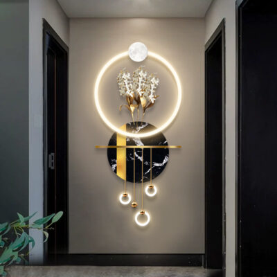 Đèn Led Dạ Quang Hiên Nhà Tranh Trang Trí Ánh Sáng Sang Trọng Cao Cấp Vật Lý Bức Tranh Tường Tối Giản Hiện Đại Hành Lang Cuối Lối Đi Treo Tranh
