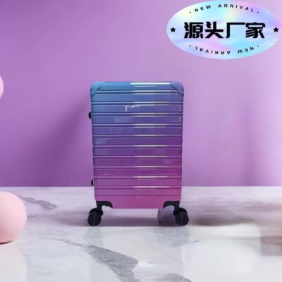 Vali [Vali INS màu chuyển sắc] Phiên bản Hàn Quốc hộp đựng xe đẩy nữ 20 inch màu sắc cao phong cách Nhật Bản hộp quà 24 inch
