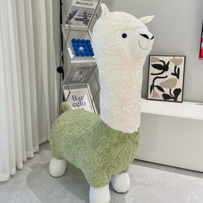 Alpaca phân phòng khách giày thay đổi phân phòng ngủ ghế từ sàn đến trần nhà trang trí đồ trang trí tân gia sinh nhật nhà mới