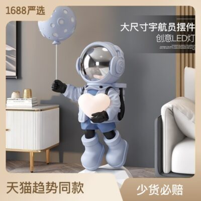 Phi hành gia quy mô lớn phòng khách trang trí từ trần đến sàn phụ kiện nhà TV tủ sofa bên cạnh phi hành gia tân gia quà tặng nhà mới