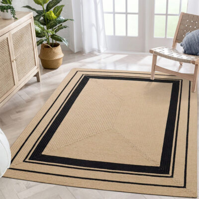 Dệt Tay Đay Tự Nhiên Thảm Phòng Khách Bàn Trà Homes Nghiên Cứu Phòng Ngủ Đầu Giường Chăn Phong Cách Tối Giản Nhật Bản Thảm Trải Sàn