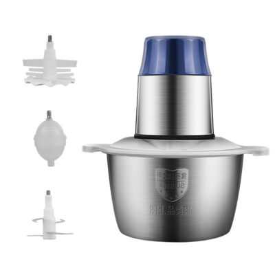 [Sử dụng thương mại và hộ gia đình dung tích lớn 2.0L] máy xay thịt máy phá tường bằng thép không gỉ máy làm tỏi máy nấu ăn