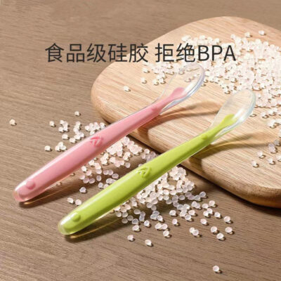 Muỗng silicone cho bé Muỗng tập ăn cho bé Muỗng mềm cho bé Muỗng silicone Muỗng trẻ em Nhà sản xuất sản phẩm bà mẹ và em bé Bán buôn