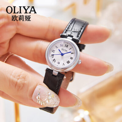 Đồng hồ nữ thạch anh hoàn toàn mới của OLIYA Kuaishou Taobao Douyin một thế hệ đồng hồ chống thấm nước dành cho nữ