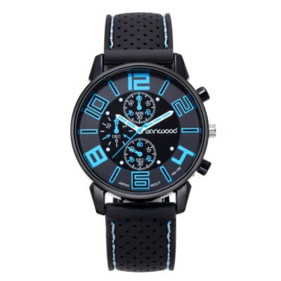 Nhà máy trực tiếp bán đồng hồ thể thao nam silicone ba mắt lớn vỏ hợp kim thời trang sinh viên đồng hồ nam đồng hồ thạch anh