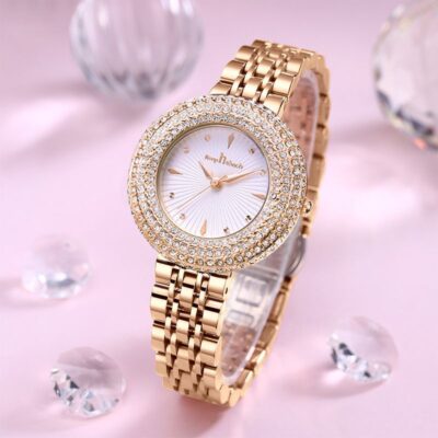Ngoại thương xuyên biên giới giao ngay một thế hệ đầy kim cương Đồng hồ nữ thời trang chống nước rung nhanh nổ tay đồng hồ đeo tay nữ