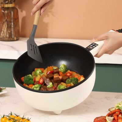 Bếp điện từ siêu mỏng chảo điện gia đình công suất lớn thông minh 1 chảo chống dính nồi điện nồi lẩu công suất cao