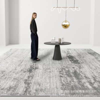 Ánh Sáng Hiện Đại Sang Trọng Trừu Tượng Cao Cấp Màu Xám Thảm Ghế Sofa Phòng Khách Bàn Phòng Ngủ Tối Giản Chống Bẩn Diện Tích Lớn Thảm