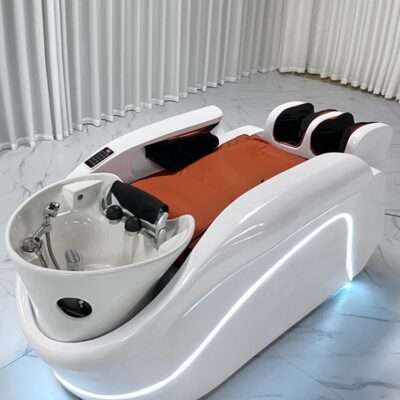 Nhà máy bán buôn điện dầu gội massage giường salon tóc đặc biệt lưu thông nước khử trùng giường làm tóc đa chức năng đầy đủ thông minh báo chí