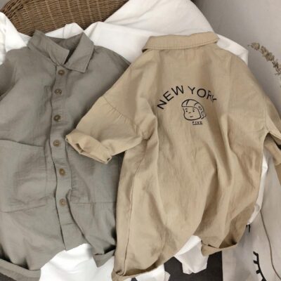 Bé Gái 2021 Mới Mùa Thu Jumpsuit Bé Trai Phong Cách Hàn Quốc Rời Khóa Trước Phong Cách Nước Ngoài Dụng Cụ Ve Áo Jumpsuit Hợp Thời Trang