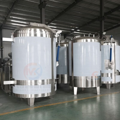Nồi nấu áp suất cao và nhiệt độ cao bằng thép không gỉ quy mô lớn bánh bao thịt luộc nồi đậu nành súp xương thiết bị nấu áp suất cao