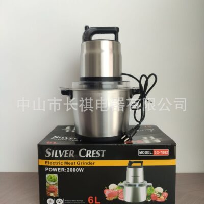 bạc mào Máy Fufu khoai mỡ giã thịt Máy xay thịt 6L máy trộn hộ gia đình