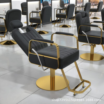 Ghế cắt tóc ghế làm tóc salon tóc tiệm cắt tóc đặc biệt ghế tiệm làm tóc lưới cắt tóc cửa hàng thủy triều đỏ lộn ngược nhuộm ghế nóng