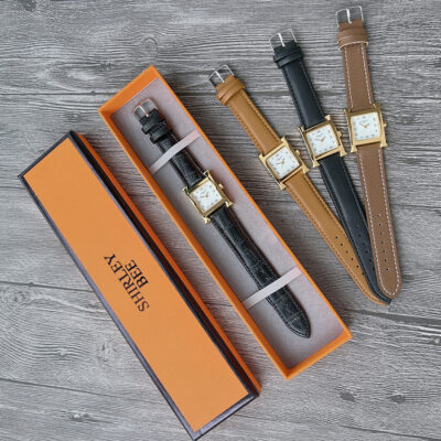Vibrato Sống Cổ Vuông Đồng Hồ Nữ Đơn Giản Dây Đồng Hồ Nữ Quà Tặng Ngoại Thương Đồng Hồ Xuyên Biên Giới Cung Cấp