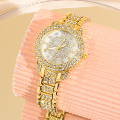 Nữ Mới Gypsophila Kim Cương Giả Đồng Hồ Nữ Douyin Cornucopia Vòng Tay Kim Cương Đồng Hồ Nữ Sỉ Trực Tiếp Cung Cấp