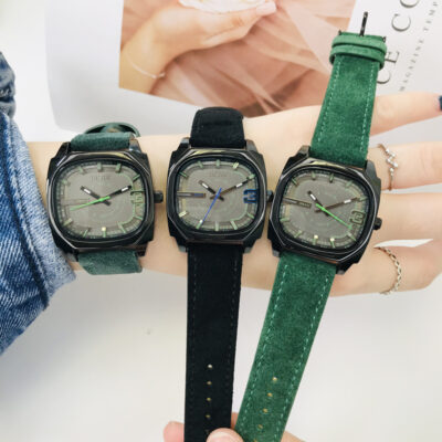 TICTOC đồng hồ vuông đồng hồ nữ thể thao giản dị phong cách Hàn Quốc xu hướng thời trang đồng hồ nữ học sinh chống thấm nước cao cấp