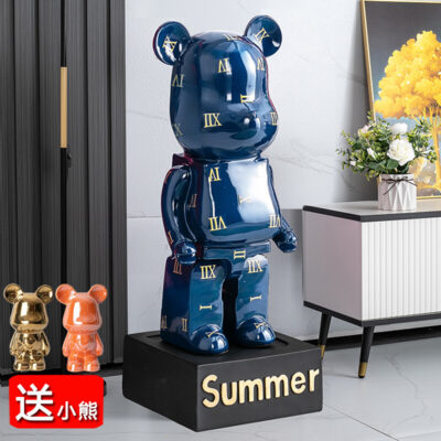 Internet người nổi tiếng bạo lực gấu heo đất lớn từ trần đến sàn lớn trang trí tủ tivi phòng khách trang trí tân gia quà tặng heo đất