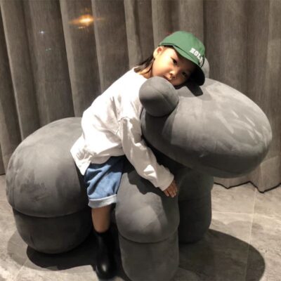 Người nổi tiếng Internet ghế động vật Ghế ngựa Pony ghế thiết kế phòng khách sáng tạo đơn giải trí ghế trẻ em