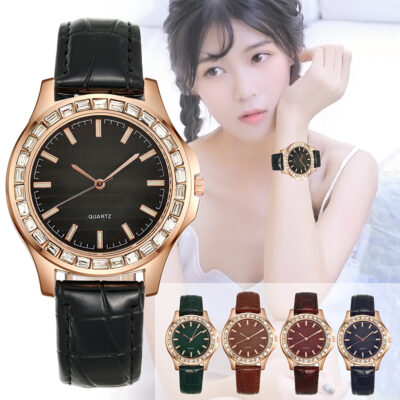 2023 Thời trang mới Diamond Light Luxury Ladies Casual Belt Quartz Watch Nhà sản xuất đồng hồ nữ Đồng hồ nữ