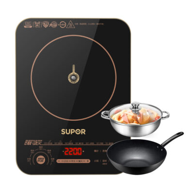 Supor/Er liên kết lửa cảm ứng thông minh C22-ID30 nồi lẩu bếp điều khiển chính xác màn hình cảm ứng hộ gia đình shabu-shabu