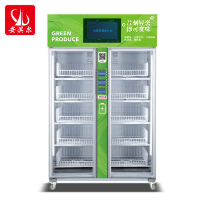 Máy bán nước giải khát trái cây Cửa hàng tiện lợi không người lái Tủ tươi thông minh quét mã thanh toán máy bán hàng tự phục vụ