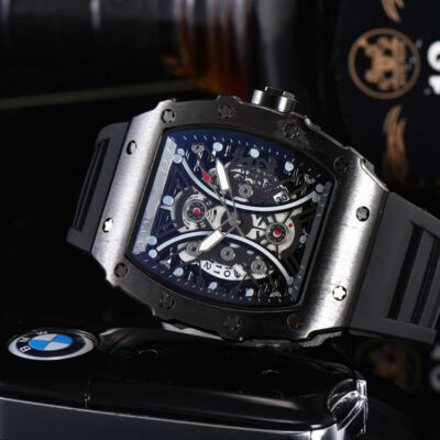 Đồng hồ đeo tay thạch anh phát quang xuất khẩu loại thùng silicone chống thấm nước đồng hồ nam đồng hồ nữ nhà máy tại chỗ bán buôn