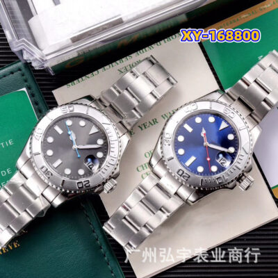 Laojia Wechat Business Explosive Men's Watch Yacht-Master Series Đồng hồ cơ tự động Dây thép nam Log Watch Thay mặt cho