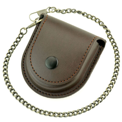 Mới Nâu 181 Retro Denim Bao Da Đồng Hồ Bỏ Túi Thắt Lưng Đồng Hồ Thạch Anh Cơ Cổ Tặng Đồng Hồ Nam Nữ