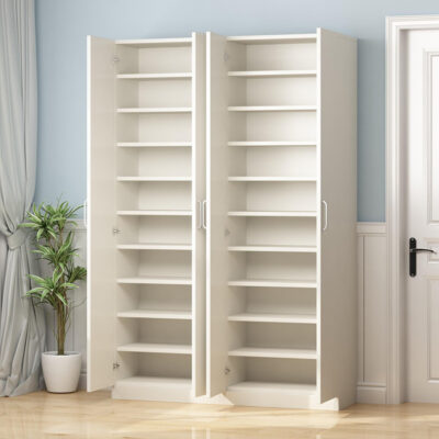 Tủ giày nhỏ ngoài cửa thang máy dành cho không gian ngoài trời hành lang siêu mỏng dùng cho gia đình đặt hàng tận cửa nhà