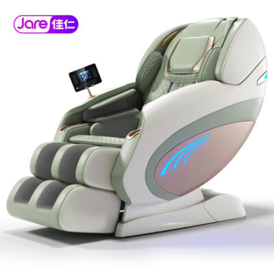 Nhà sản xuất xuất khẩu Jiaren AI giọng nói ghế massage tại nhà toàn thân đa chức năng cột sống cổ eo chân nhào mát xa