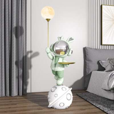 Đèn trang trí nhà du hành vũ trụ cao cấp sang trọng trang trí nhà trang trí tủ tivi phòng khách nhẹ nhàng trang trí hiên nhà hợp thời trang chơi phi hành thỏ