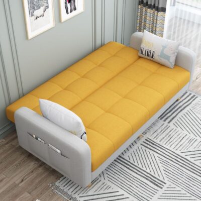 Căn hộ nhỏ hiện đại giường sofa gấp đa chức năng căn hộ đôi phòng khách cho thuê phòng sofa vải cao su không cần giặt