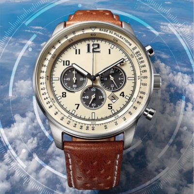 2024 Phi Công Mới Dây Nam Kinh Doanh Đồng Hồ Muốn Trạm Độc Lập AliExpress Hot Mẫu Nhà Máy Bán Hàng Trực Tiếp