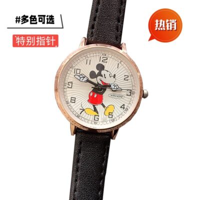 KEIIDY Đơn Giản Chuột Mickey Dây Đồng Hồ Học Sinh Thời Trang Nữ Quartz Đồng Hồ Nữ Đồng Hồ Xuất Khẩu Nguồn Sỉ