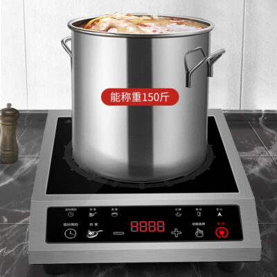 Bếp điện từ Hamada thương mại công suất cao 4000 W cho hộ gia đình xào điện nhà hàng bếp thương mại bếp điện từ