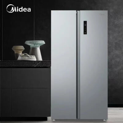 Tủ lạnh Midea 558 lít công suất lớn 2 cửa chuyển đổi tần số tủ lạnh gia đình nhỏ thông minh làm mát bằng không khí không đóng tuyết